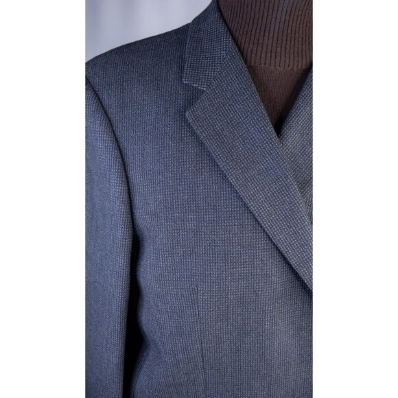 Pronto Uomo Men's Sport Coat Blazer Jacket Two Button Textured Wool Size 48L - Picture 5 of 13